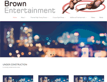 Tablet Screenshot of billbrownentertainment.com